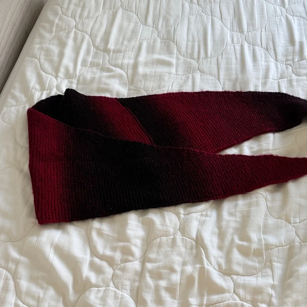 Elegant Red and Black Throw Blanket